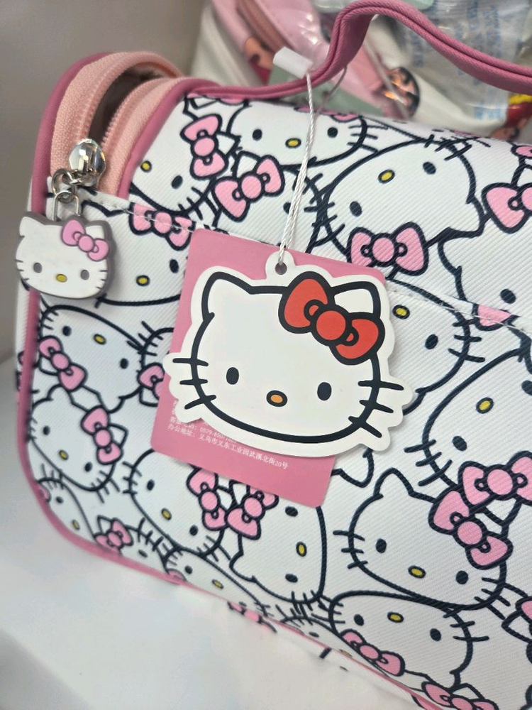 산리오 헬로키티 파우치,여행용 화장품 가방,키티가방 이미지