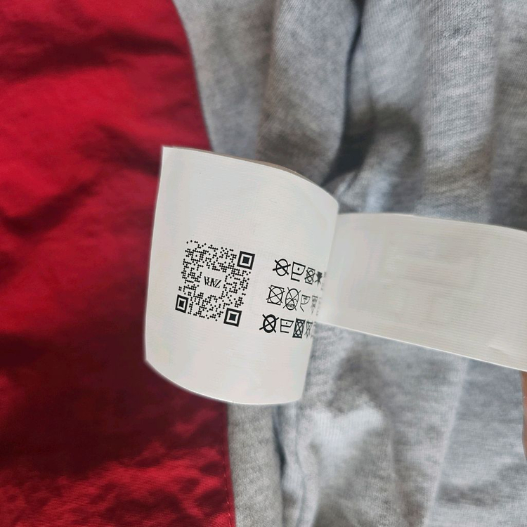 M 새제품) 자라 x 챔피온 테크니컬 패치 자켓 레드 간절기 점퍼 블루종 이미지