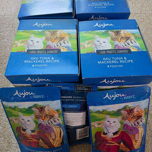 오쥬바이로우즈 참치&고등어파우치, 참치&연어파우치 이미지