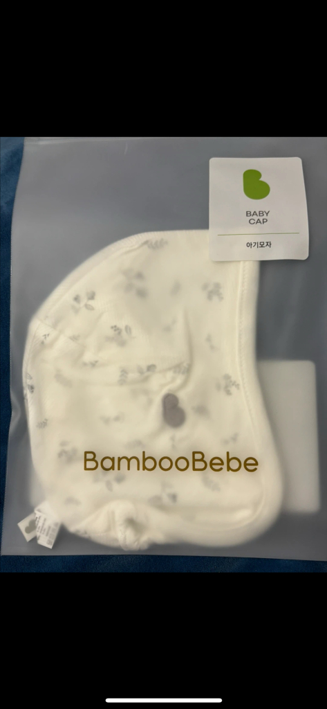 (새상품) 밤부베베 아기 모자 이미지