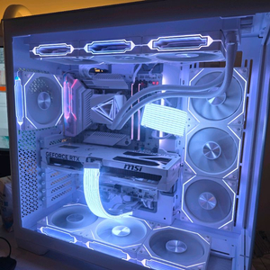 인텔 울트라9 285K z890 rtx5080 화이트 고급PC 이미지