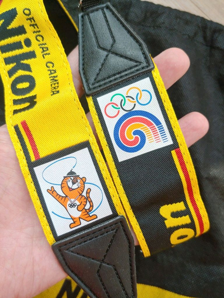 니콘 88서울 올림픽 기념 호돌이 스트랩 신품 이미지