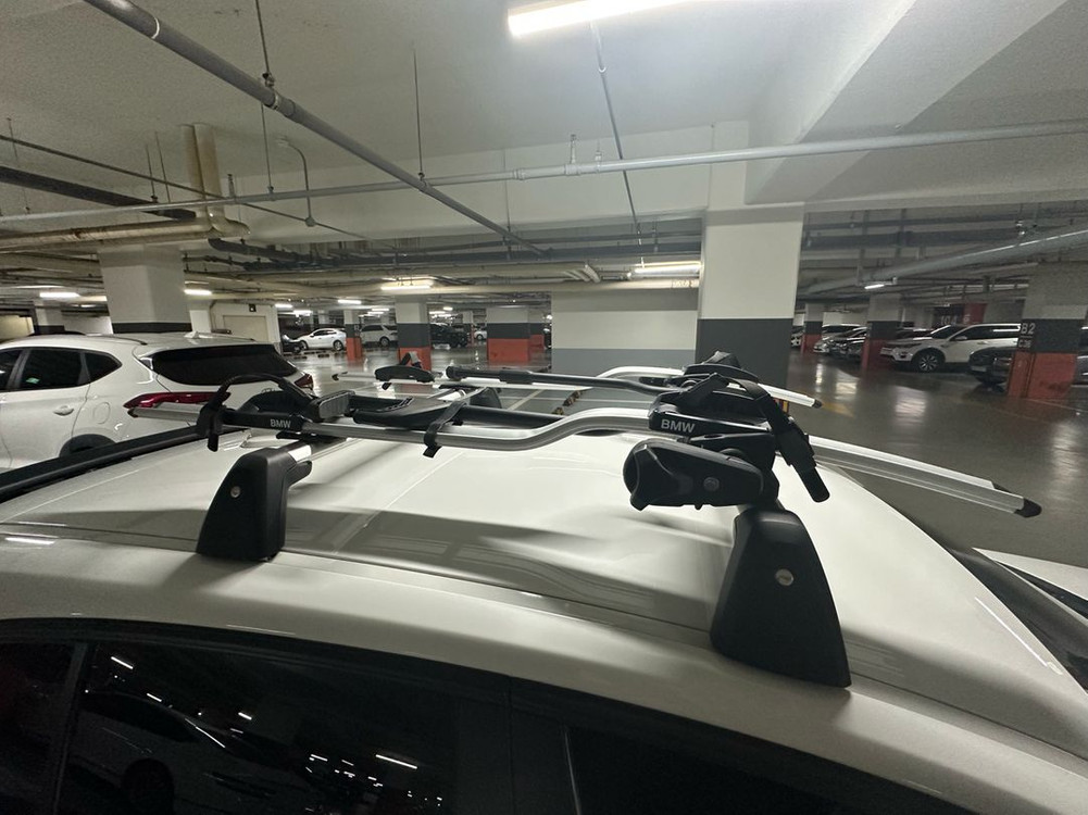 bmw f20 118d 순정 가로바 및 자전거 거치대 이미지