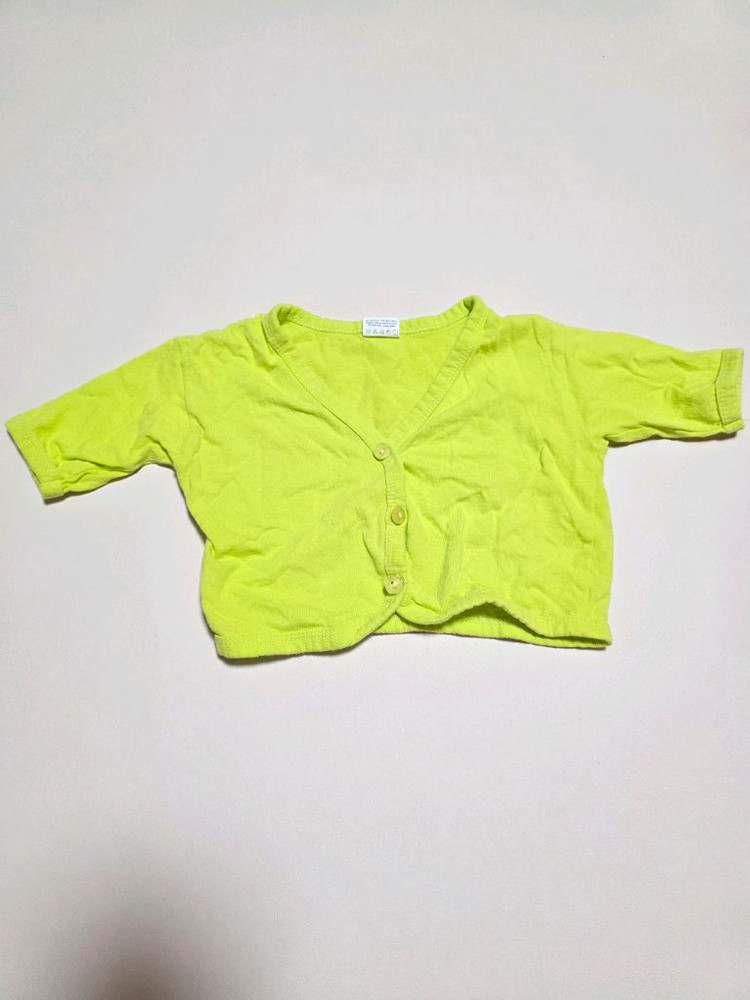 아기 나시바디수트+가디건 세트 70-80 이미지