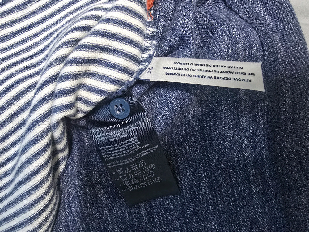 타미힐피거 스트라이프 반팔 카라티 100(새상품) 이미지