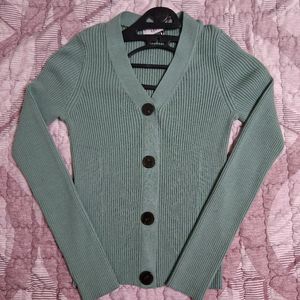 여성 리스트List 올리브그린브이넥니트 55 이미지