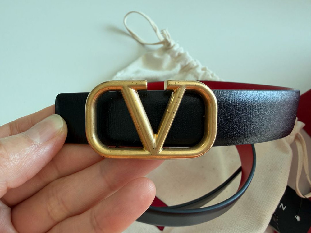 정품 발렌티노 리버서블 벨트 75사이즈 이미지