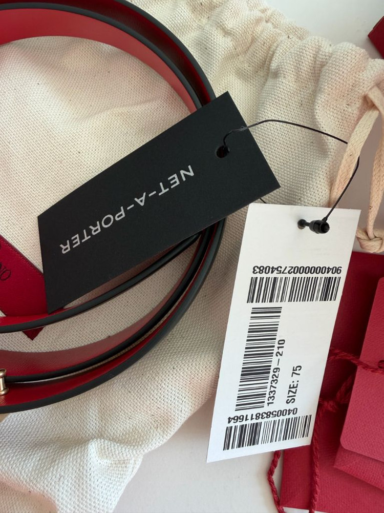 정품 발렌티노 리버서블 벨트 75사이즈 이미지