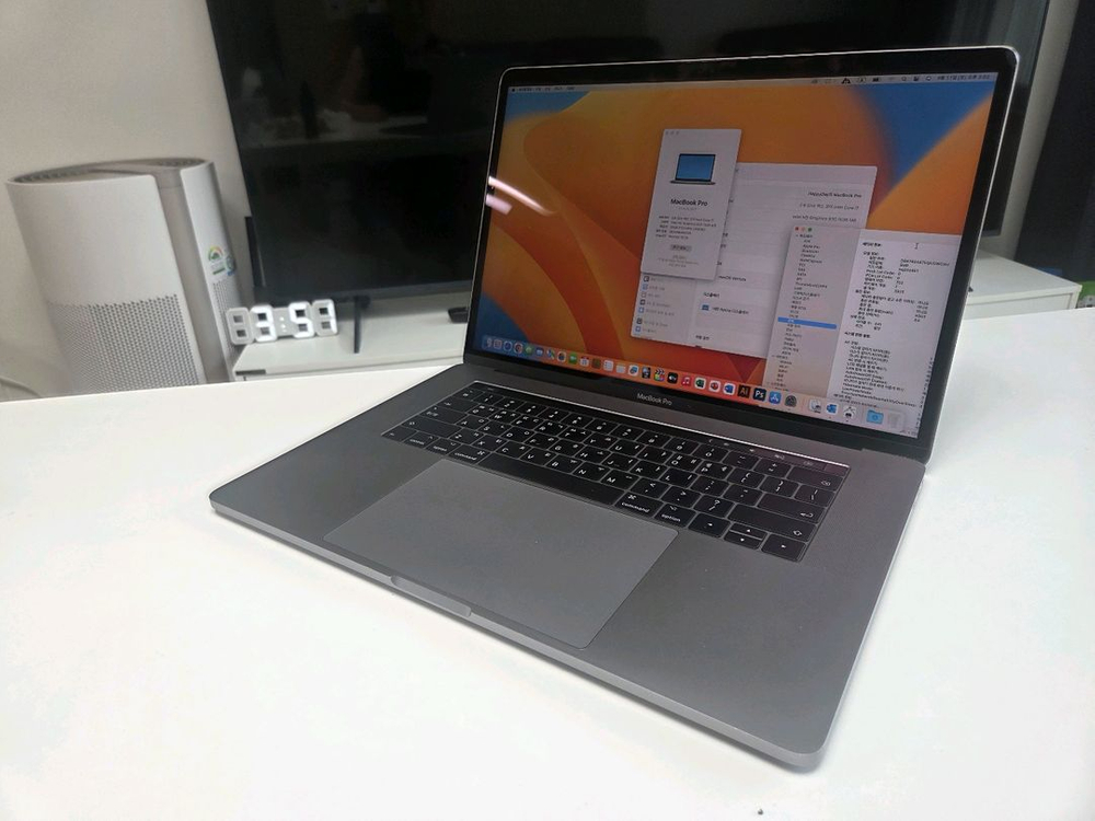 맥북 프로 15인치 레티나 터치바 i7 ram16 쿨매 싸게 팝니다 원가269만원 이미지