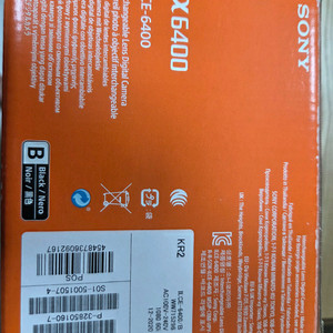 소니 a6400 블랙 16-50mm 렌즈 포함