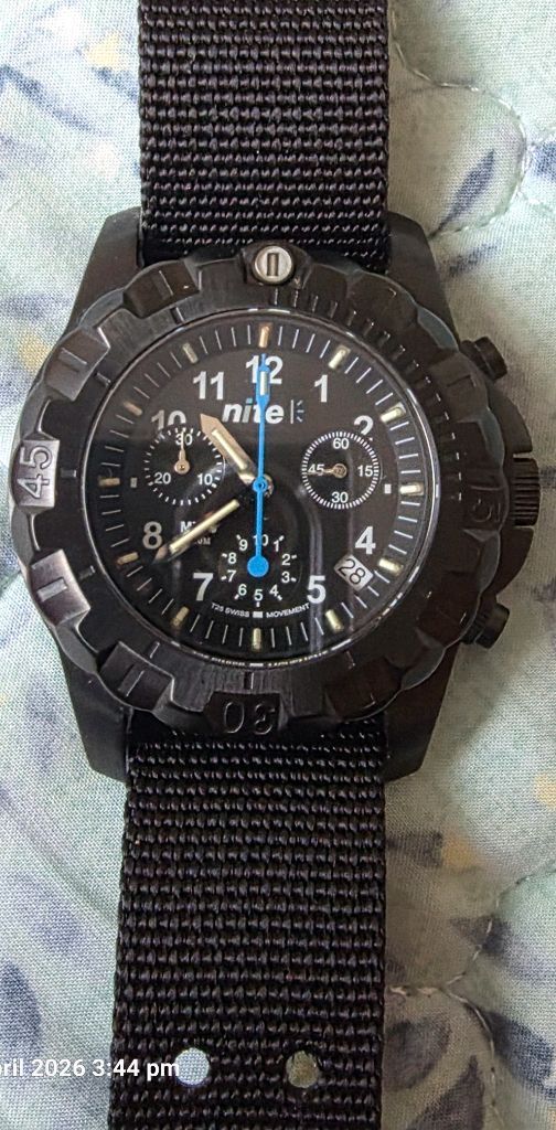 [S급] 영국 특수부대 시계 나이트워치 Nite MX40 팜니다. 이미지