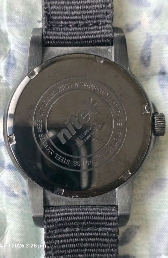 [S급] 영국 특수부대 시계 나이트워치 Nite MX40 팜니다. 이미지