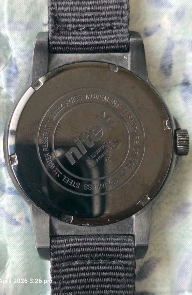 [S급] 영국 특수부대 시계 나이트워치 Nite MX40 팜니다. 이미지