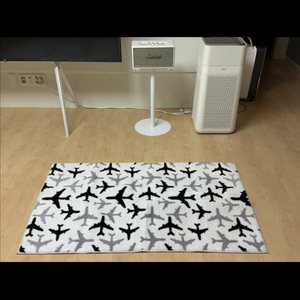 비행기 패턴 러그 매트 쟈가드 북유럽 카페트 새상품 이미지