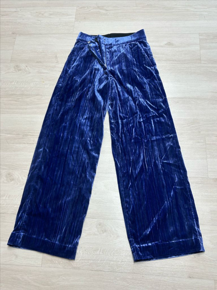 아르켓 벨벳 와이드 팬츠 이미지