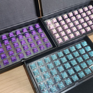 Akko V3 Pro 키보드 스위치 (라벤더 퍼플, 크림 블루, 크리미 퍼플) 이미지