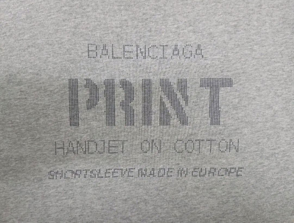 [정품 파격가 남여공용] 발렌시아가 프린팅 반팔 티셔츠 L 사이즈 (루이비통 샤넬 구찌 펜디 프라다 에르메스 디올) 이미지