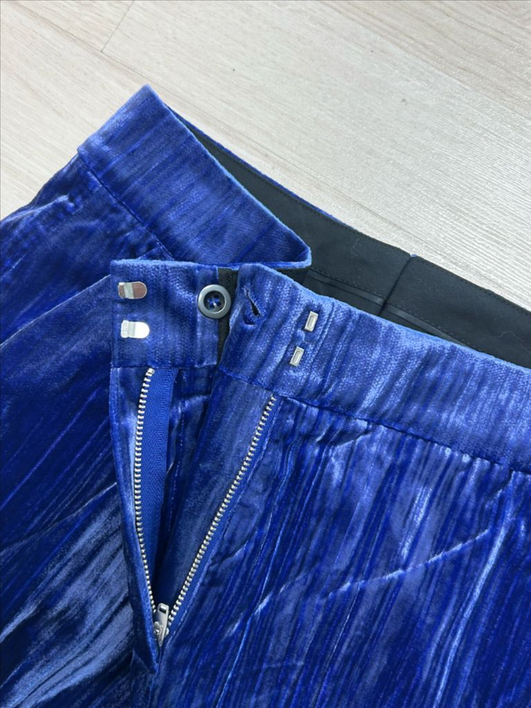 아르켓 벨벳 와이드 팬츠 이미지