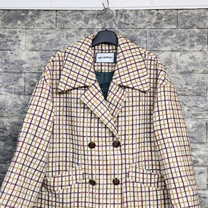 칼라거펠트 체크 트위드자켓5566 이미지