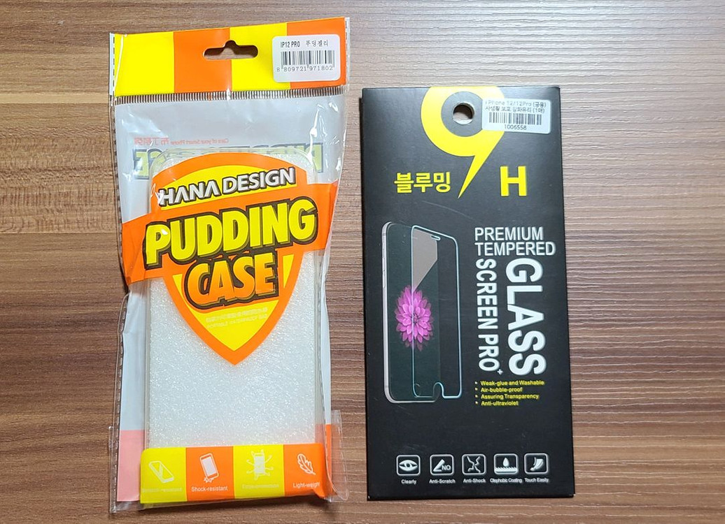 s26케이스/QCY T2C 이어폰/아이폰 12 Pro 푸딩 케이스 이미지