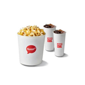 CGV 롯데시네마 메가박스 팝콘콤보할인쿠폰 , 50%할인쿠폰, 탄산 팝콘 이미지