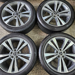 벤츠 W222 S500 순정 정품 19인치 휠 타이어 셋트 이미지