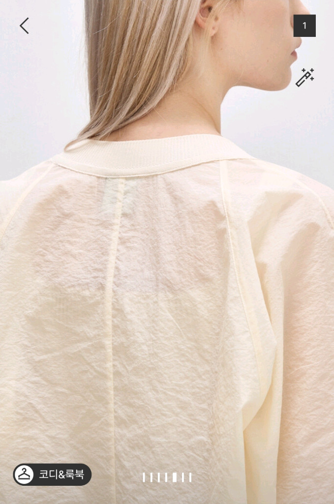 한섬 시스템 크링클 브이넥 탑& 슬리브리스 니트 탑 이미지