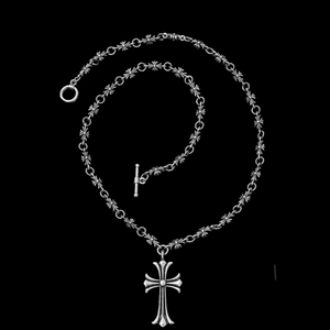 크롬하츠 스타일 멀티 크로스 펜던트 목걸이 이미지
