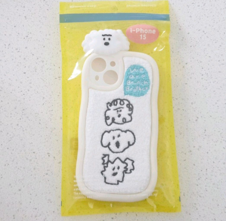 (새상품)아이폰 15 폰케이스 브런치브라더 피규어 부클 이미지