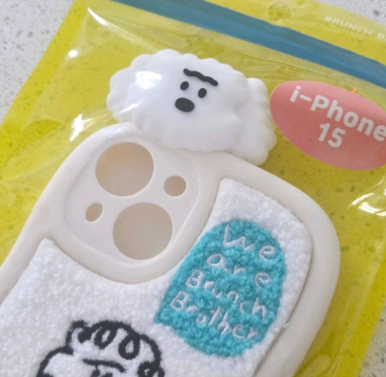 (새상품)아이폰 15 폰케이스 브런치브라더 피규어 부클 이미지