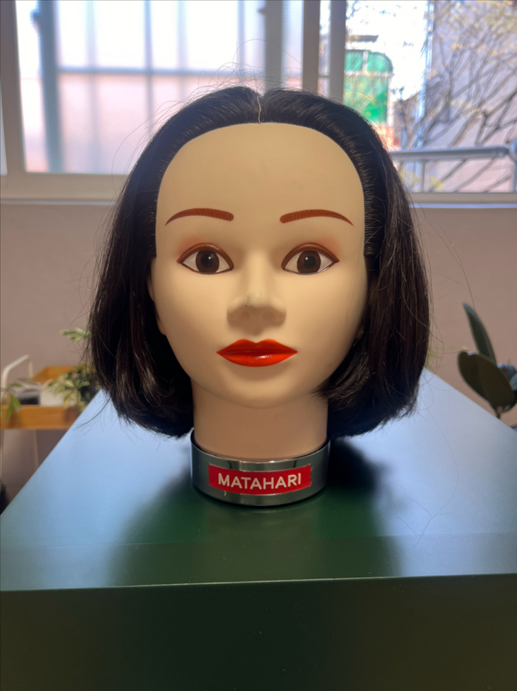미용실 연습용 가발 이미지