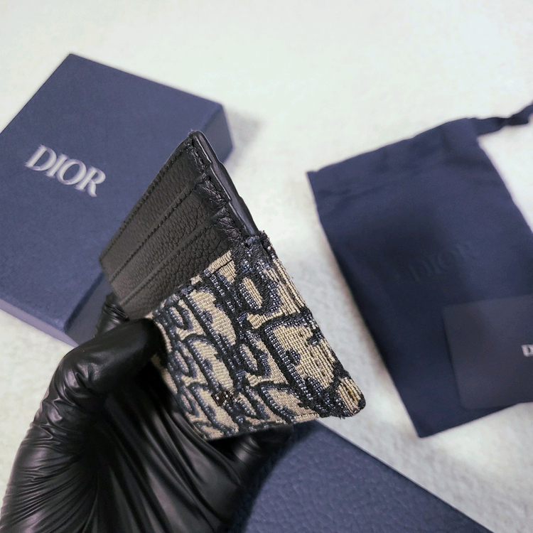 [새상품급/풀구성] 디올 오블리크 카드홀더 카드지갑 이미지