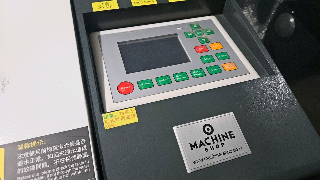 머신샵 60w 6040 co2 레이저 컷팅기 각인기 마킹기 절단기 이미지