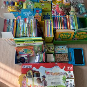 윤선생 스마트랜드 1,2, 파니퍽스펀, 스토리펀 탭 및 도서 및 교구 세트 이미지