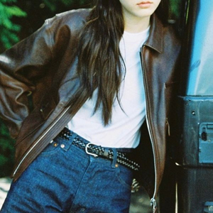 얼바닉30 가죽자켓 A-2 Leather Jacket (Brown) 이미지