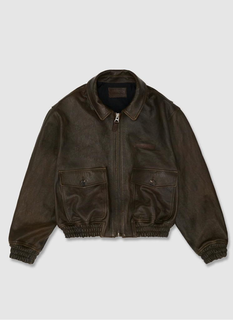 얼바닉30 가죽자켓 A-2 Leather Jacket (Brown) 이미지