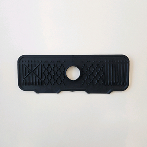 주방 싱크대 수도꼭지 실리콘 매트 물받이 건조 방수 매트 이미지