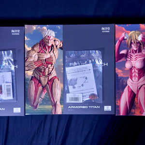 어메이징 야마구치 / 리볼텍 / 진격의 거인, 갑옷 거인, 여성형 거인 특전판 이미지