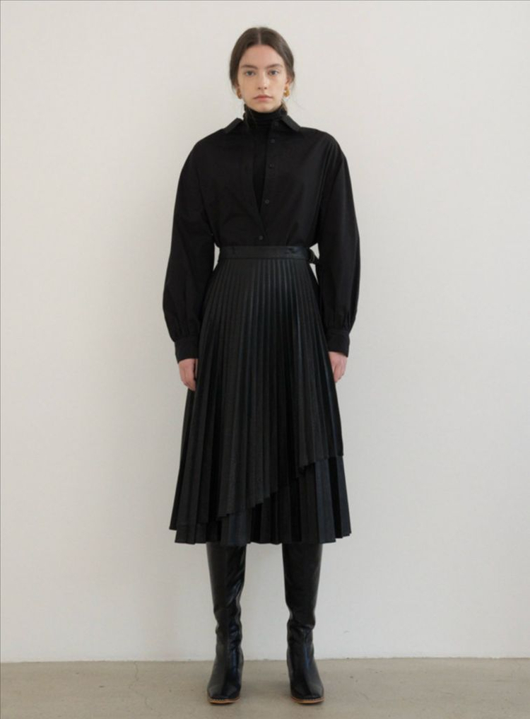 노이예트 벌룬 셔츠 블랙, 사이즈 Free //오르, pvcs, 유메르, 틸아이다이 이미지