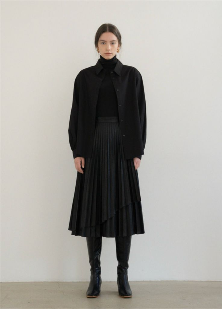 노이예트 벌룬 셔츠 블랙, 사이즈 Free //오르, pvcs, 유메르, 틸아이다이 이미지