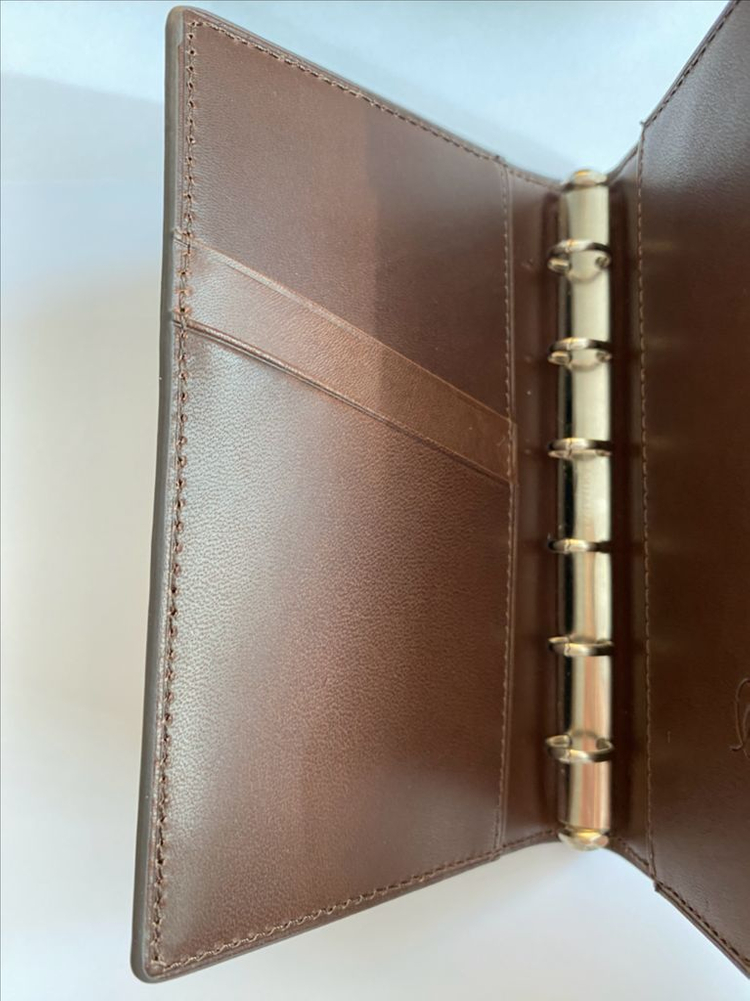 레이메이 다빈치 저스트리필 그란데 올어스 6공 a7 다이어리 다크브라운 (파일로팩스 플로터 로로마 서브 가죽바인더) 이미지