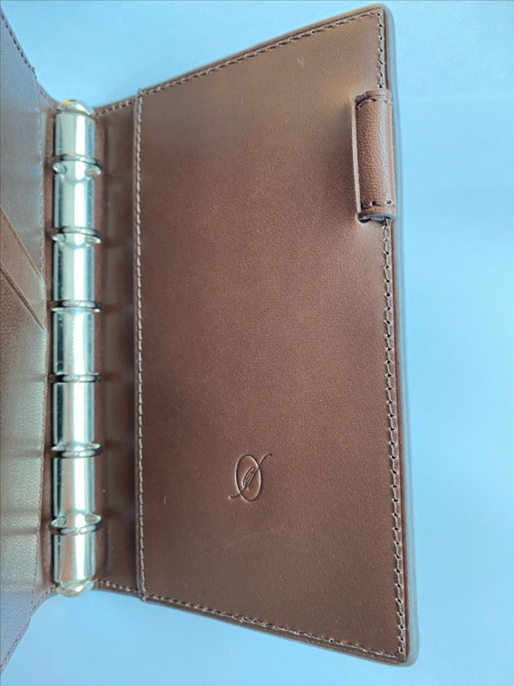 레이메이 다빈치 저스트리필 그란데 올어스 6공 a7 다이어리 다크브라운 (파일로팩스 플로터 로로마 서브 가죽바인더) 이미지