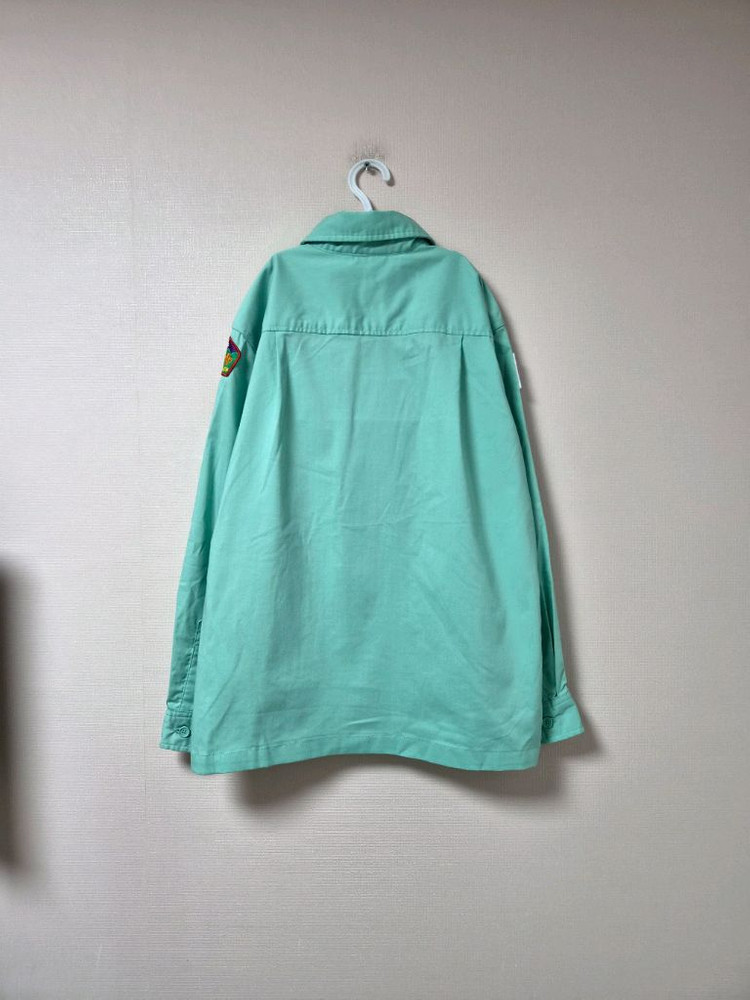 7호 5학년 컵스카우트 신형 동복 상의 카라넥 남방셔츠 이미지