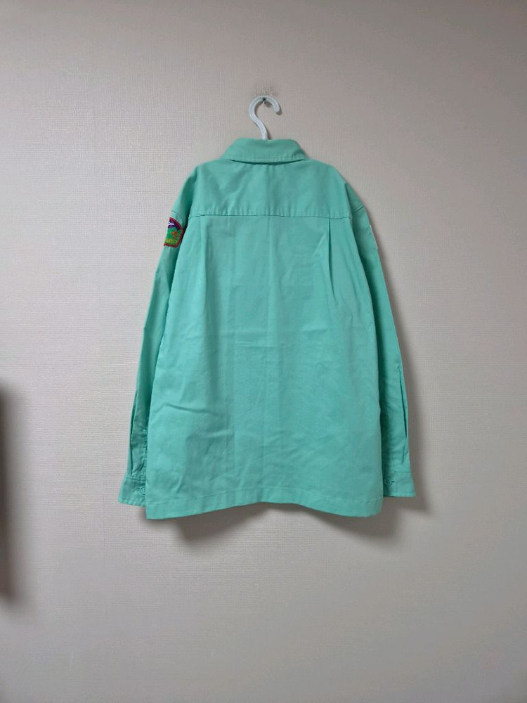 6호 4학년 컵스카우트 신형 동복 상의 카라넥 남방셔츠 이미지