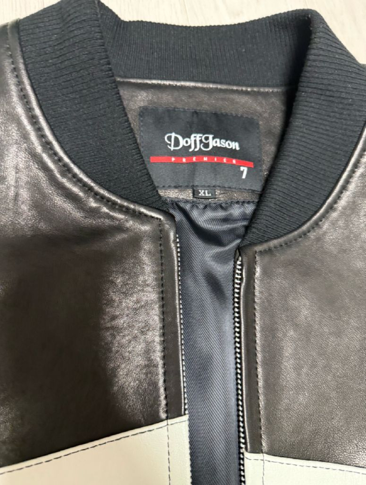 도프제이슨 프리미엄 램스킨 베지터블 레이서 가죽자켓(XL)택배비포함 15만원 이미지