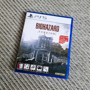 PS5 바이오하자드 레퀴엠 정품 타이틀 (택포) 이미지