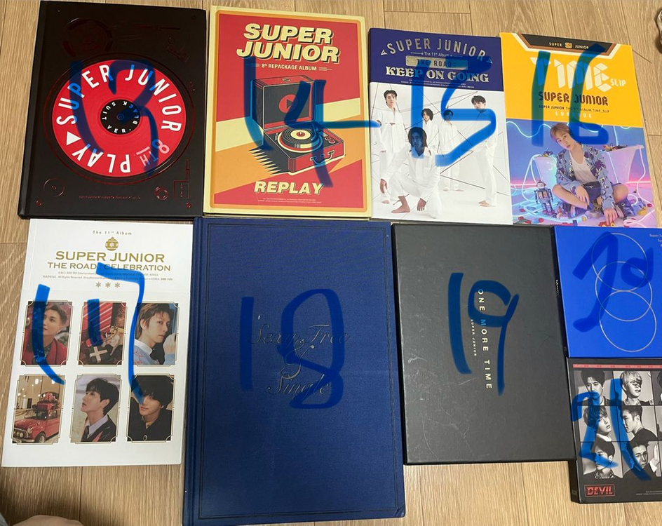 슈퍼주니어 앨범 굿즈 포스터 시그 키링 포카 크라이 디앤이 규현 이미지