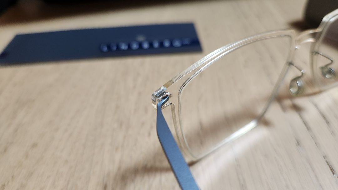 린드버그 6577라인 투명테 54사이즈 커스텀 판매합니다. 이미지