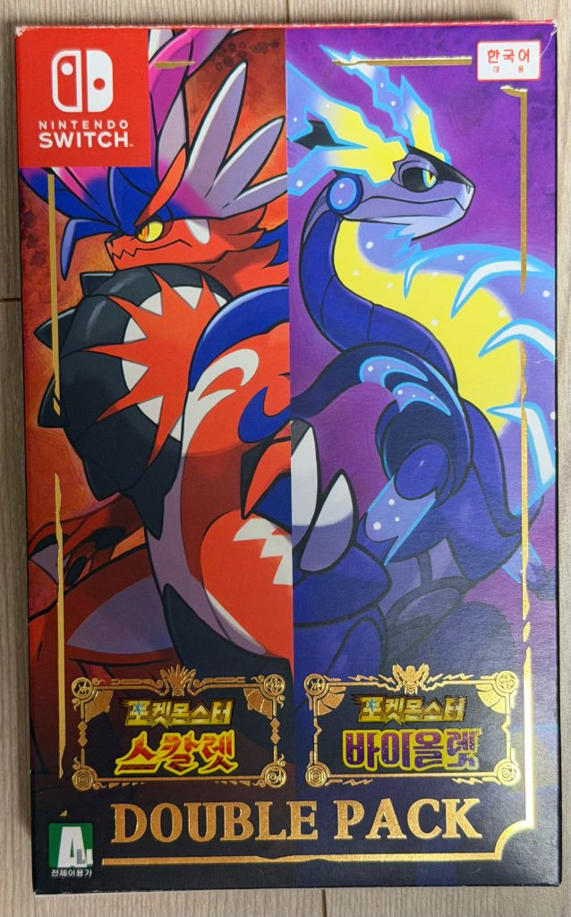 닌텐도 스위치 포켓몬스터 스칼렛 바이올렛 더블팩 팝니다 이미지
