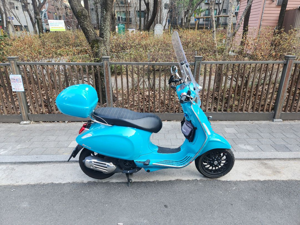 2022년식 베스파 스프린트 블박, 탑박스튜닝 이미지